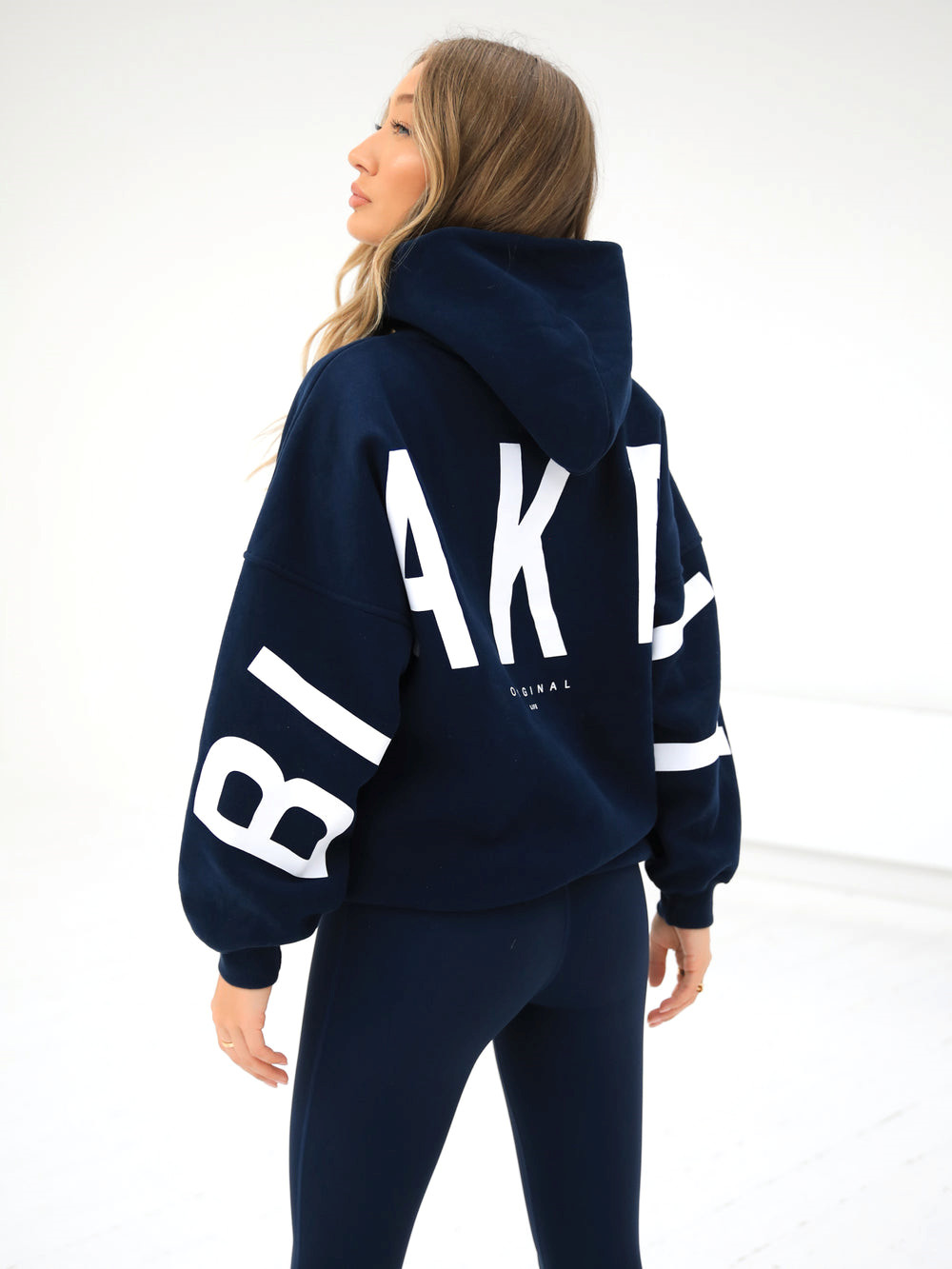 Blakely Isabel Oversized Hoodie Azul Marino Azules | SRIPTK649