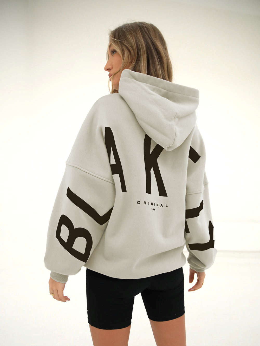 Blakely Isabel Oversized Hoodie Bone | TFNRHS687