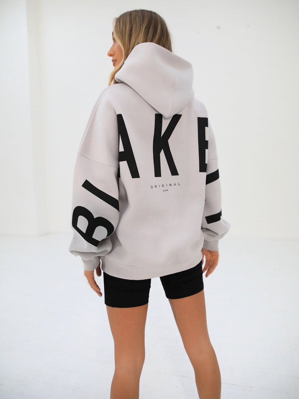 Blakely Isabel Oversized Hoodie Stone | BFZQMI837