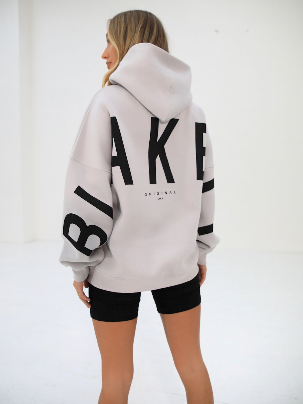 Blakely Isabel Oversized Hoodie Stone | LDUQMV357