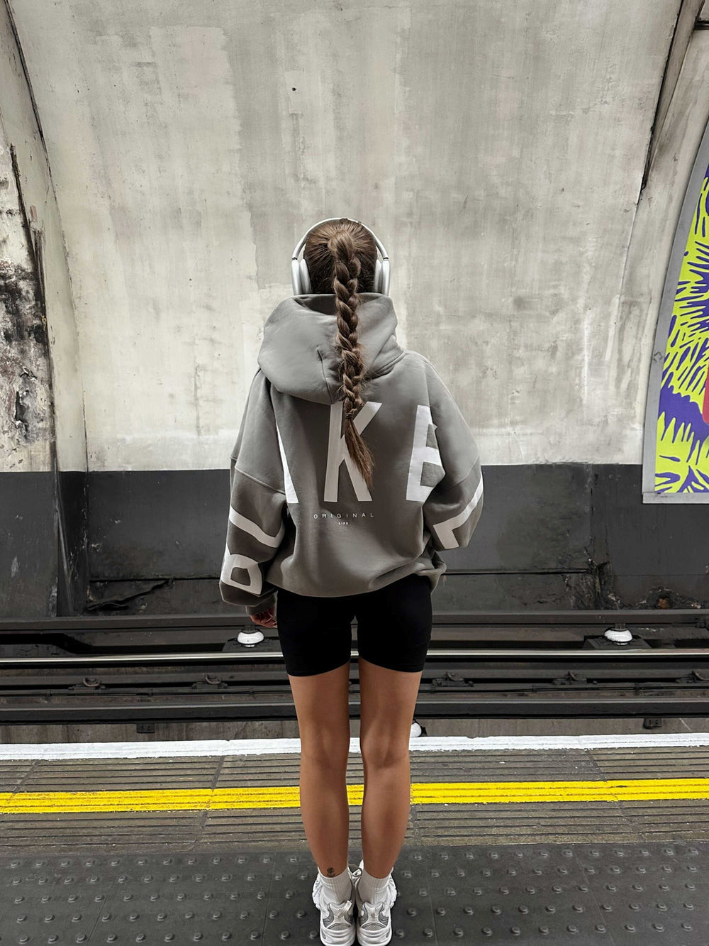 Blakely Isabel Oversized Hoodie Verde | OIQWUM782