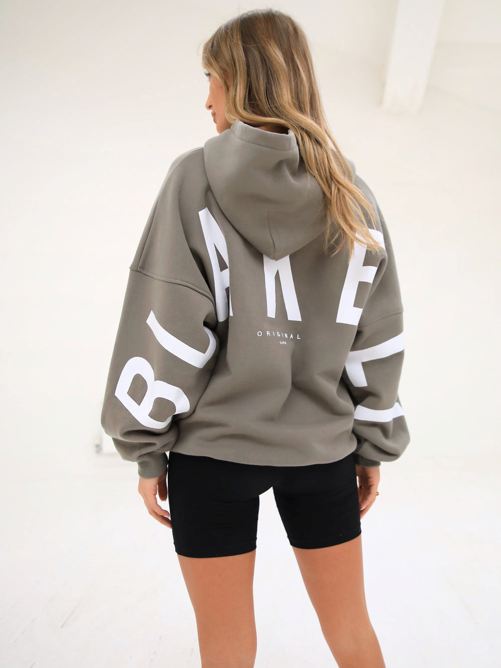 Blakely Isabel Oversized Hoodie Verde | OIQWUM782