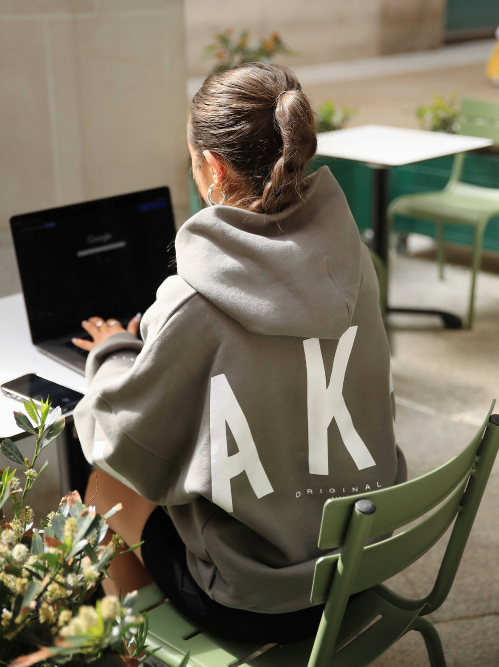 Blakely Isabel Oversized Hoodie Verde | VBHLGM430