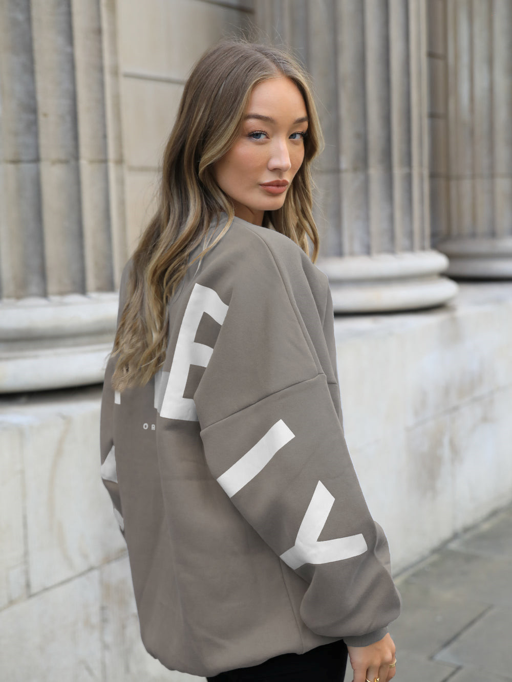 Blakely Isabel Oversized Jumper Verde | VULKAG531