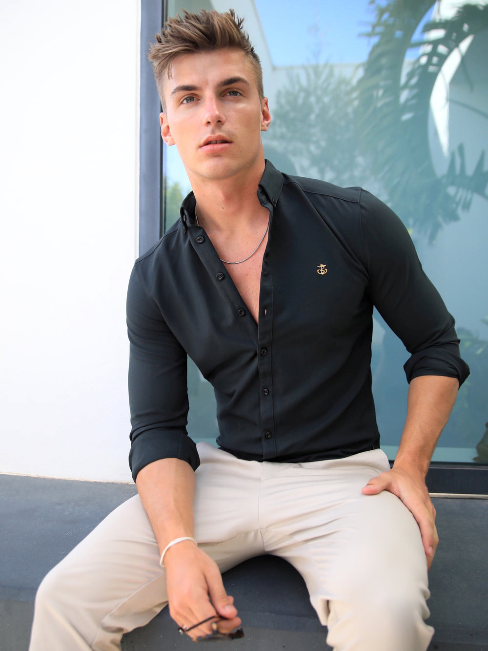 Blakely Jenson Shirt Verde Oscuro | ZKVFBQ169