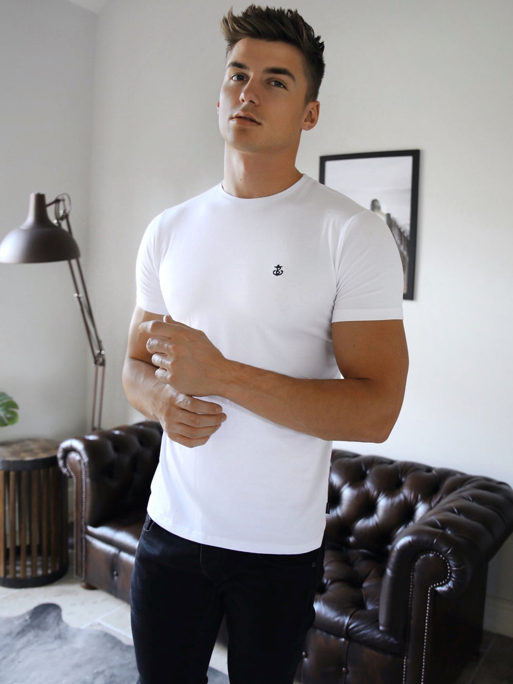 Blakely Keswick T-Shirt Blancas | OFRGNW159