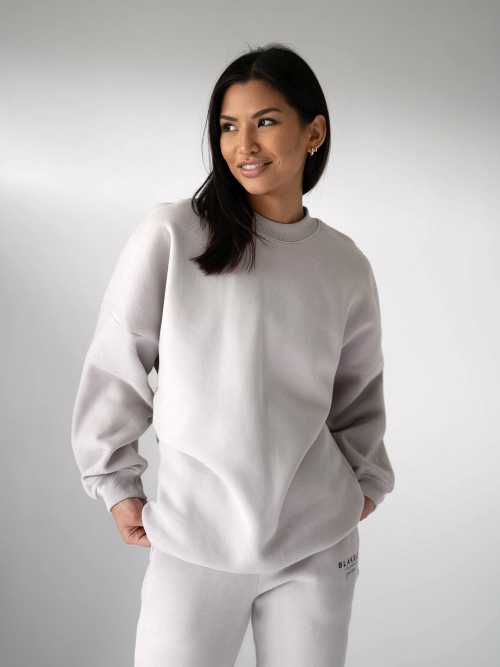 Blakely LAX Isabel Oversized Jumper Stone | HDRPTV629