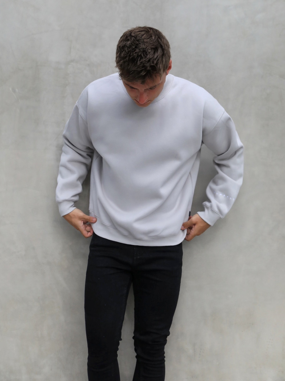 Blakely LAX Relaxed Jumper Stone | WCRJYD169