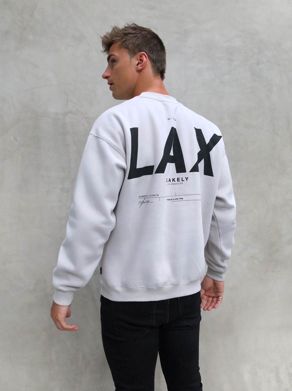 Blakely LAX Relaxed Jumper Stone | WCRJYD169