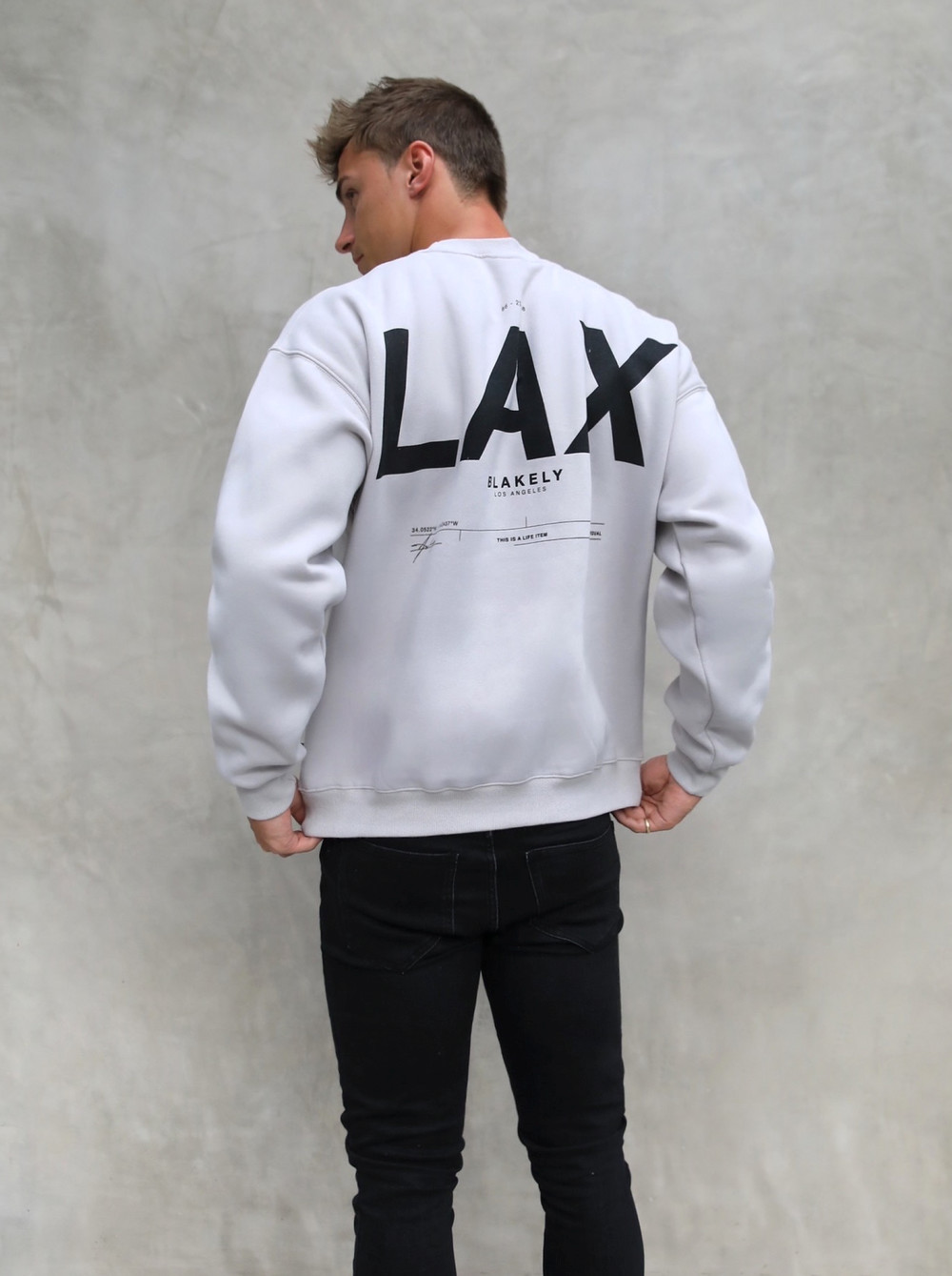 Blakely LAX Relaxed Jumper Stone | WCRJYD169