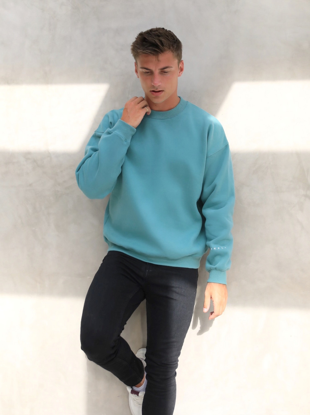 Blakely LAX Relaxed Jumper Turquesa | PEVXLK285