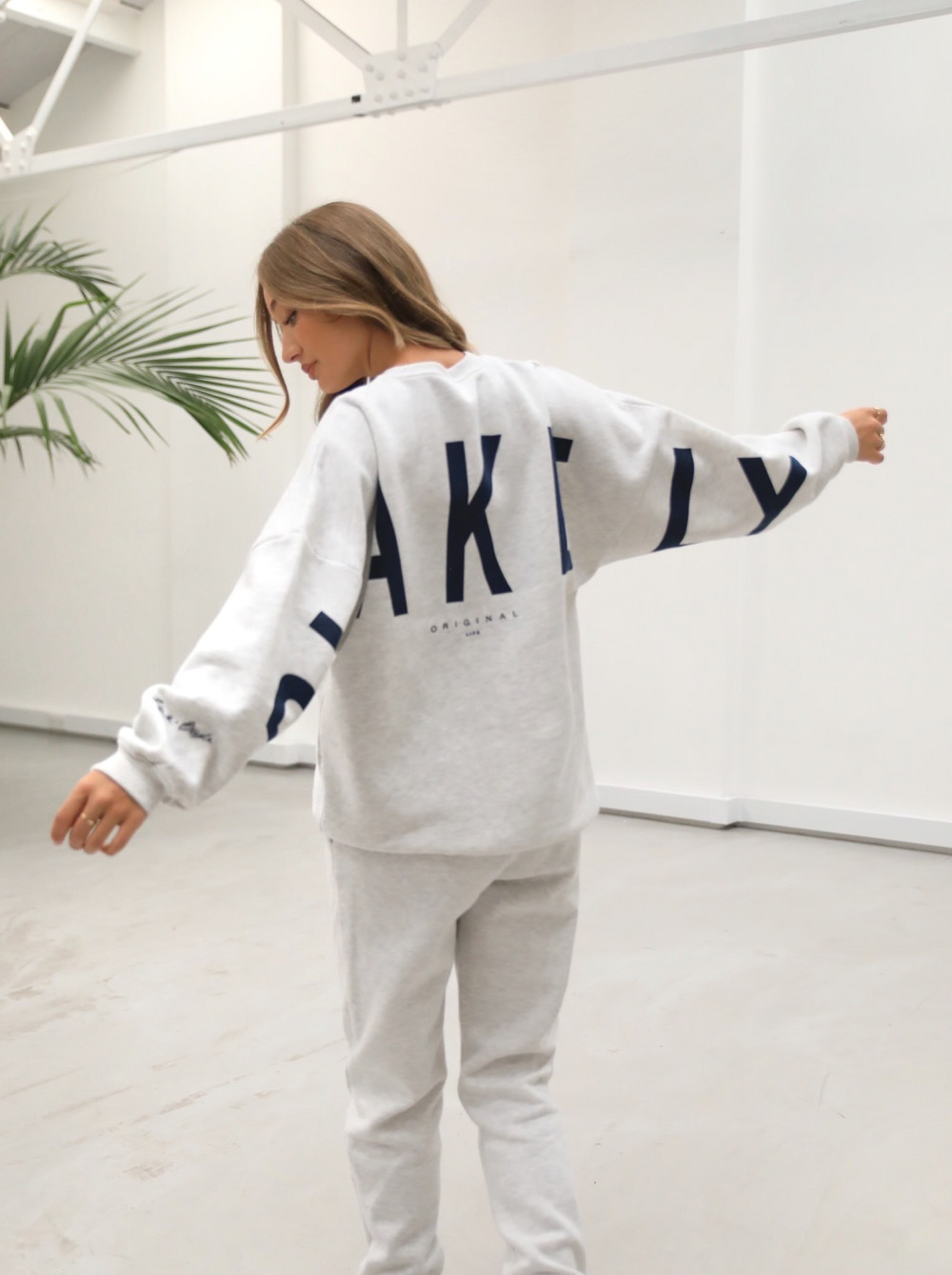 Blakely Life & Style Isabel Oversized Jumper Blancas | YULGSN815