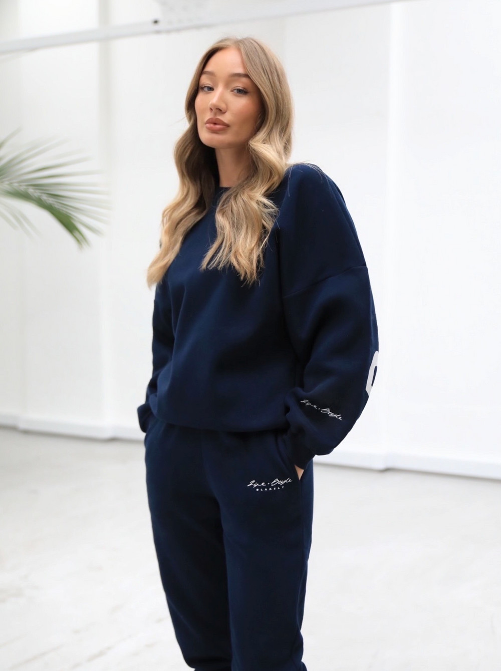 Blakely Life & Style Isabel Oversized Jumper Azul Marino Azules | FCQNZD570