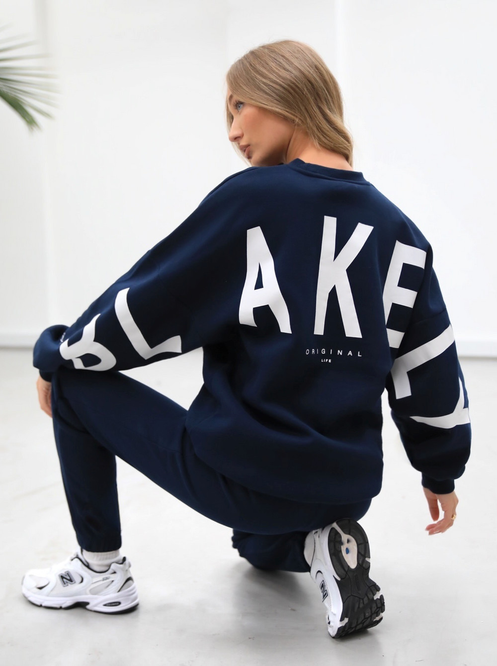 Blakely Life & Style Isabel Oversized Jumper Azul Marino Azules | FCQNZD570