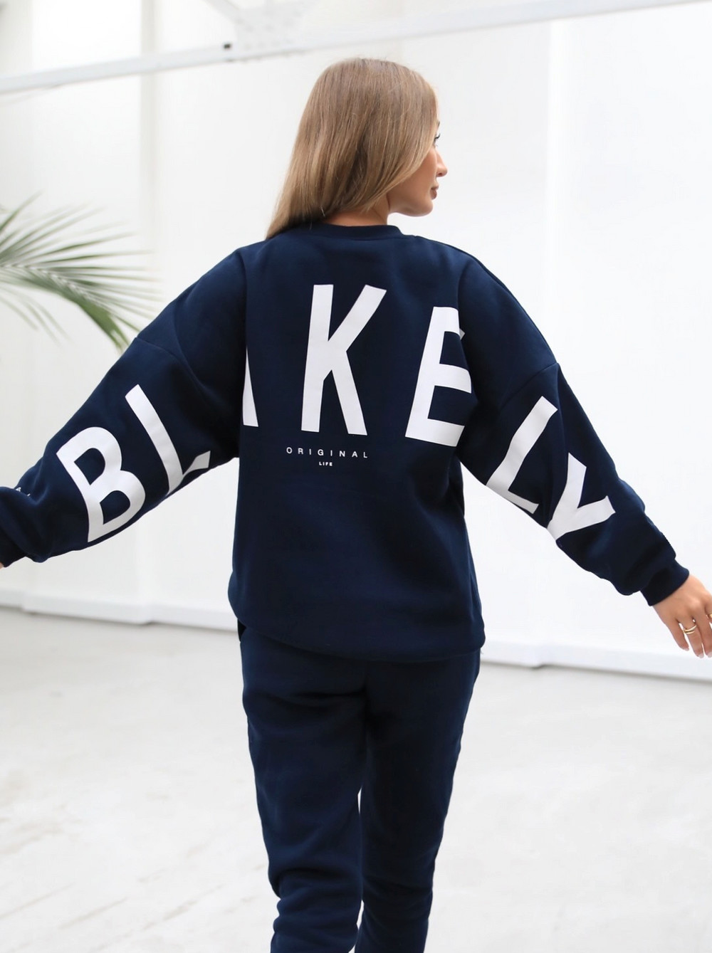 Blakely Life & Style Isabel Oversized Jumper Azul Marino Azules | FCQNZD570