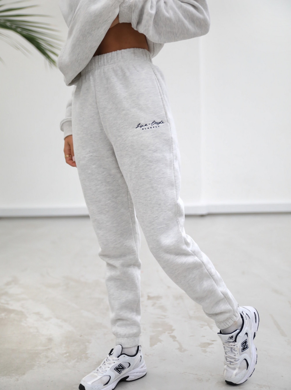 Blakely Life & Style Loose Fitting Sweatpants Blancas | UTVSYJ932
