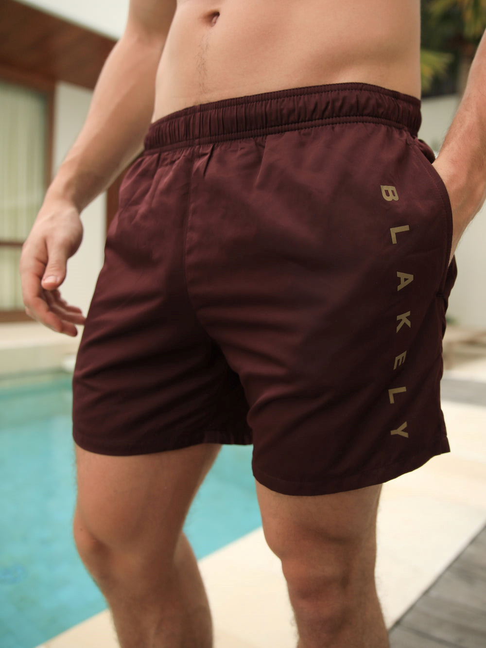 Blakely Lugano Swim Shorts Burdeos | OUVGPQ208