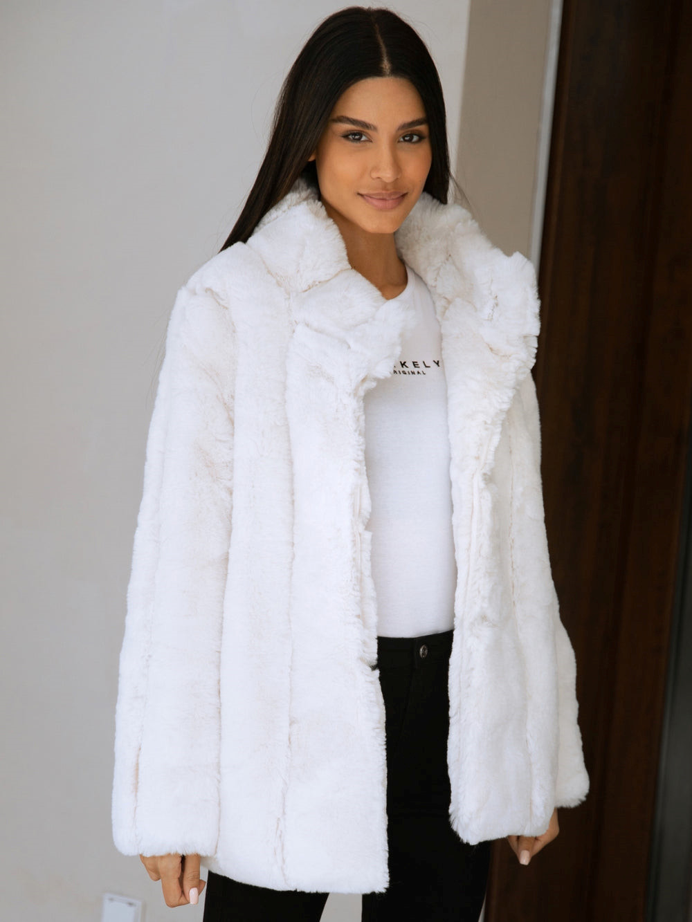Blakely Marlowe Coat Blancas | YKGBHD689