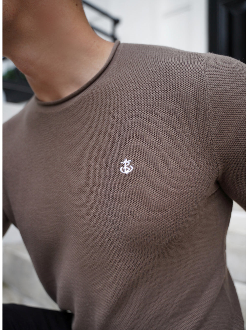 Blakely Mason Knit Jumper Marrones | OCIZMT928