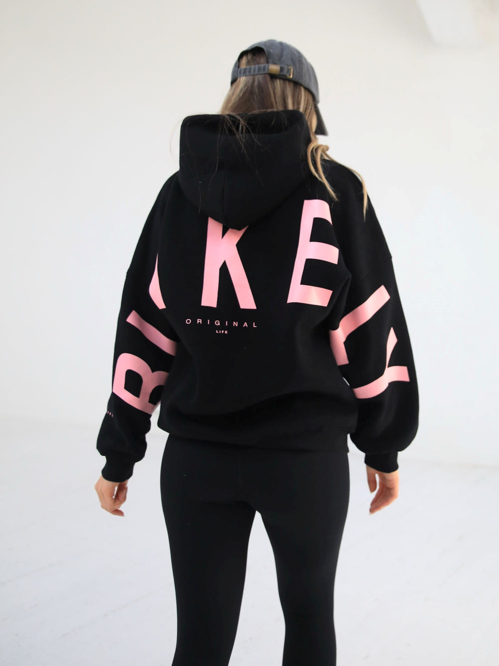 Blakely Members Isabel Oversized Hoodie Negras Rosas | FYLDZB502