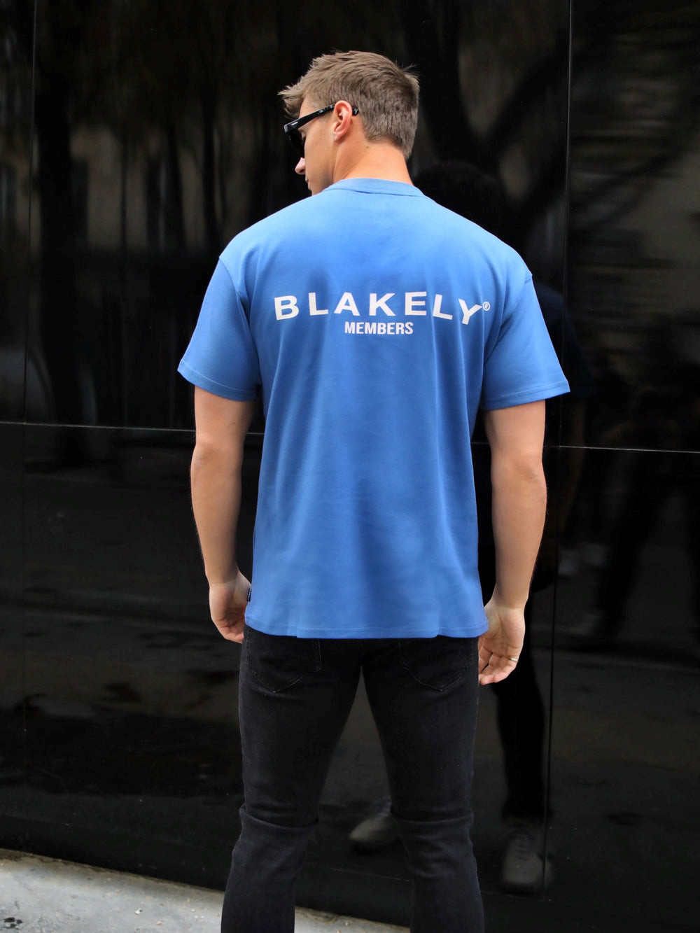 Blakely Members Relaxed T-Shirt Azules | OWUFMN719