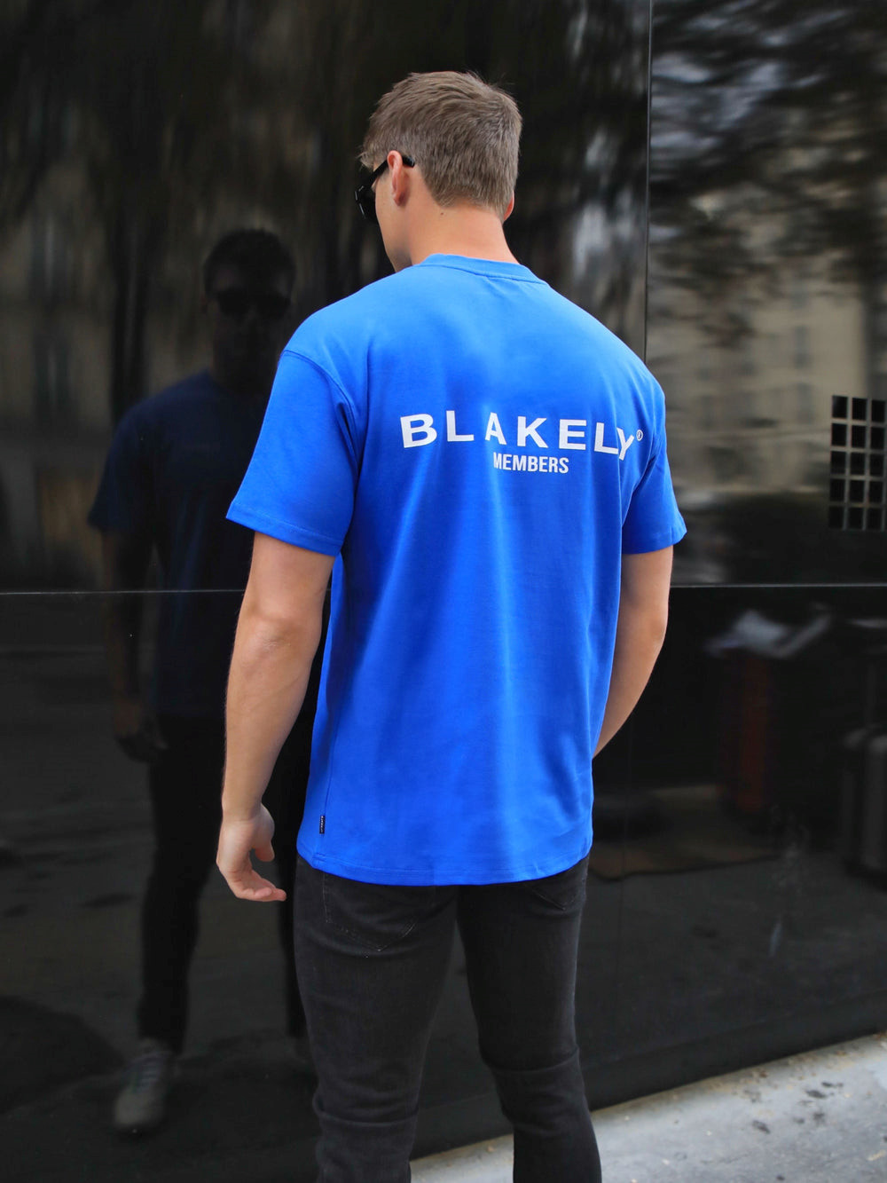 Blakely Members Relaxed T-Shirt Azules | RULZDX574