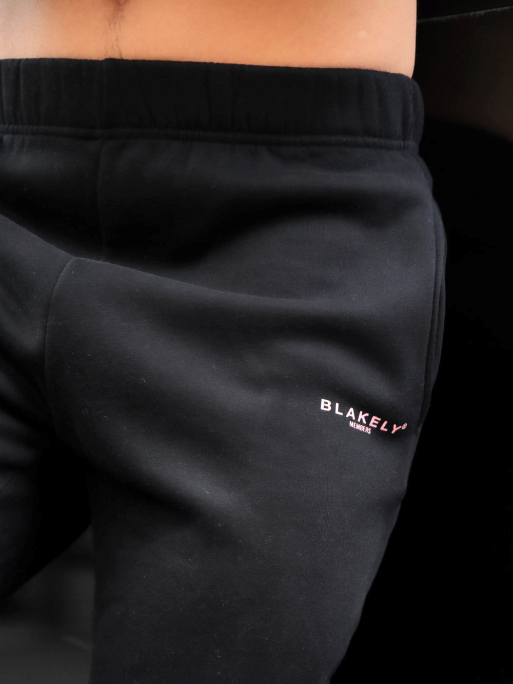 Blakely Members Sweatpants Negras Rosas | FRELUK645