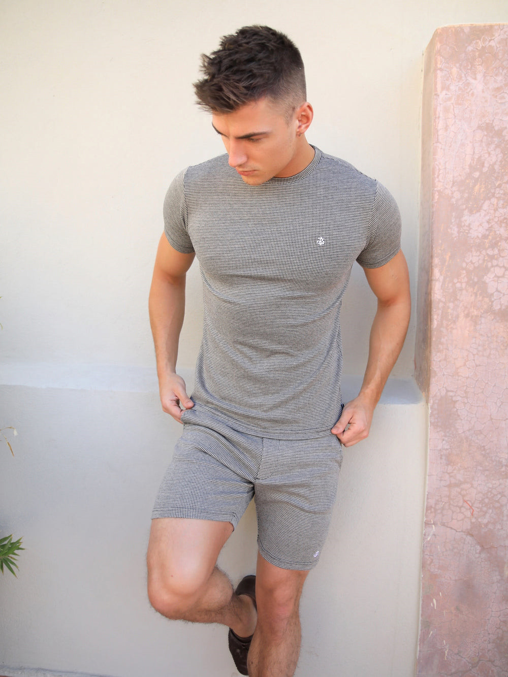 Blakely Midar Check T-Shirt Doradas | GUKLDO182