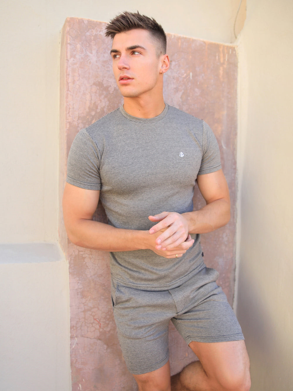 Blakely Midar Check T-Shirt Doradas | GUKLDO182