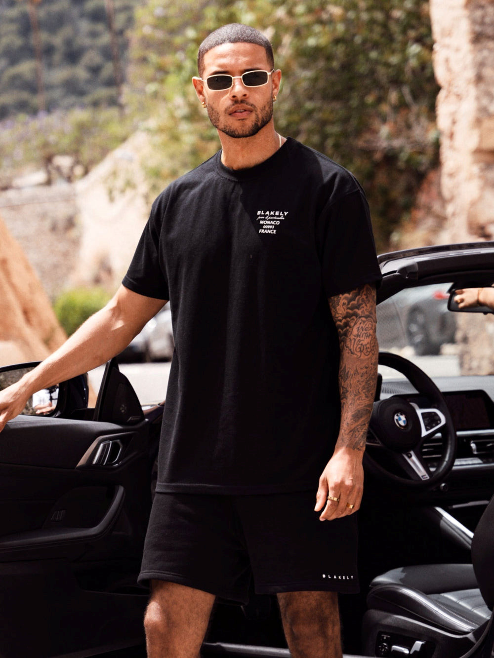 Blakely Monaco Relaxed T-Shirt Negras | XRKPJV594