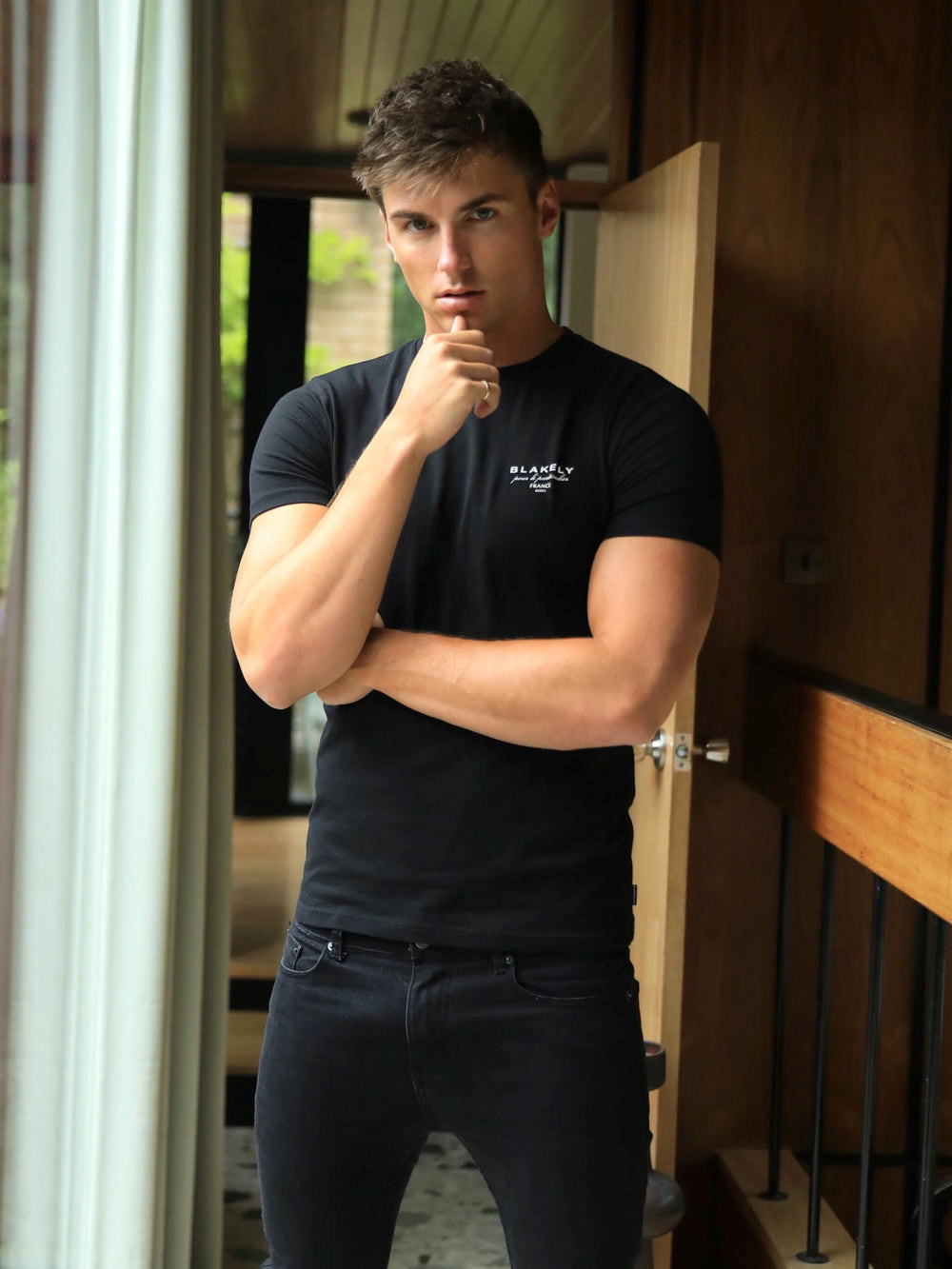 Blakely Monaco T-Shirt Negras | WEMOPU987