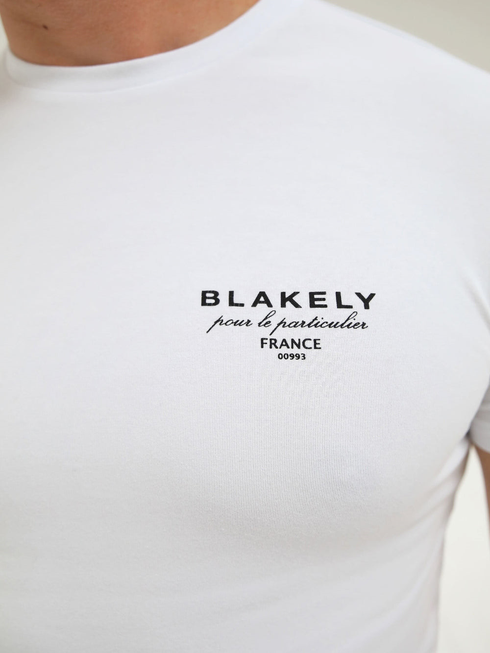 Blakely Monaco T-Shirt White/Black | DELTVY581