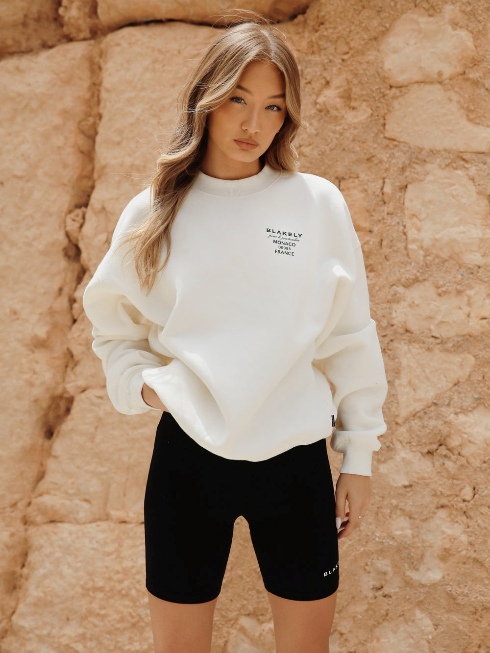 Blakely Monaco Women's Jumper Ivory | OUMYKT480