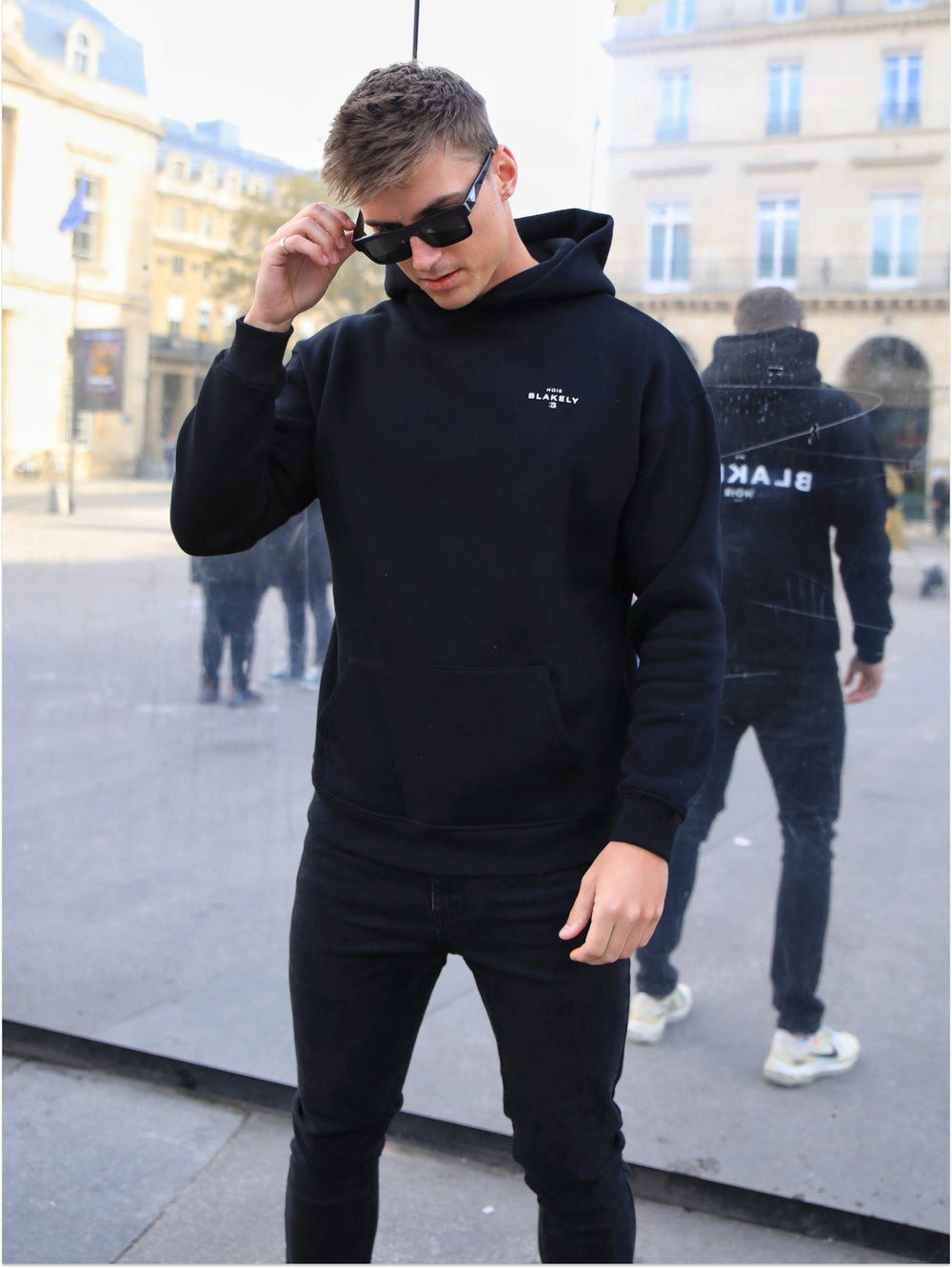 Blakely Noir II Relaxed Hoodie Negras | IUSWLK271