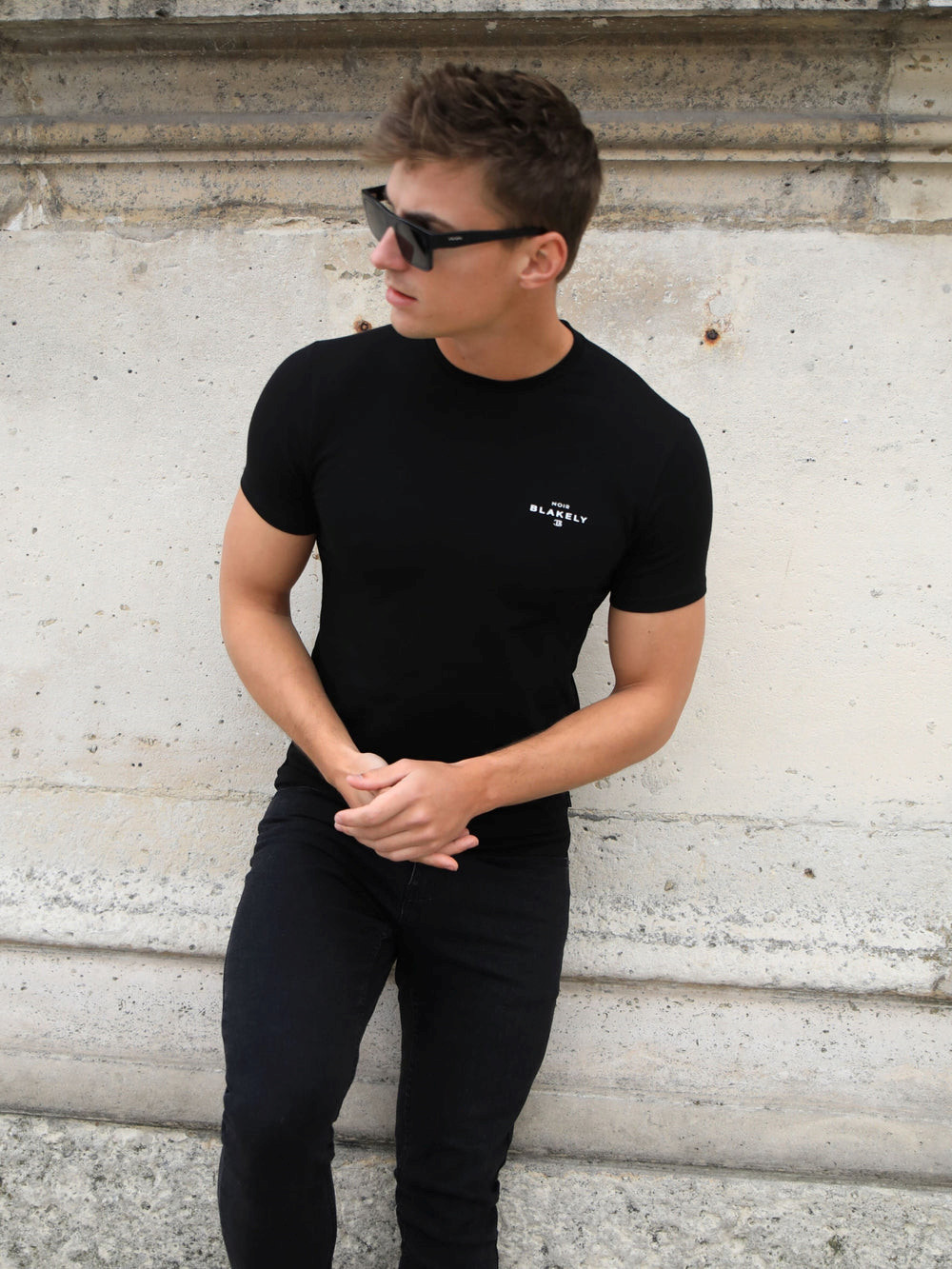 Blakely Noir II Slim T-Shirt Negras | SIPYUQ053