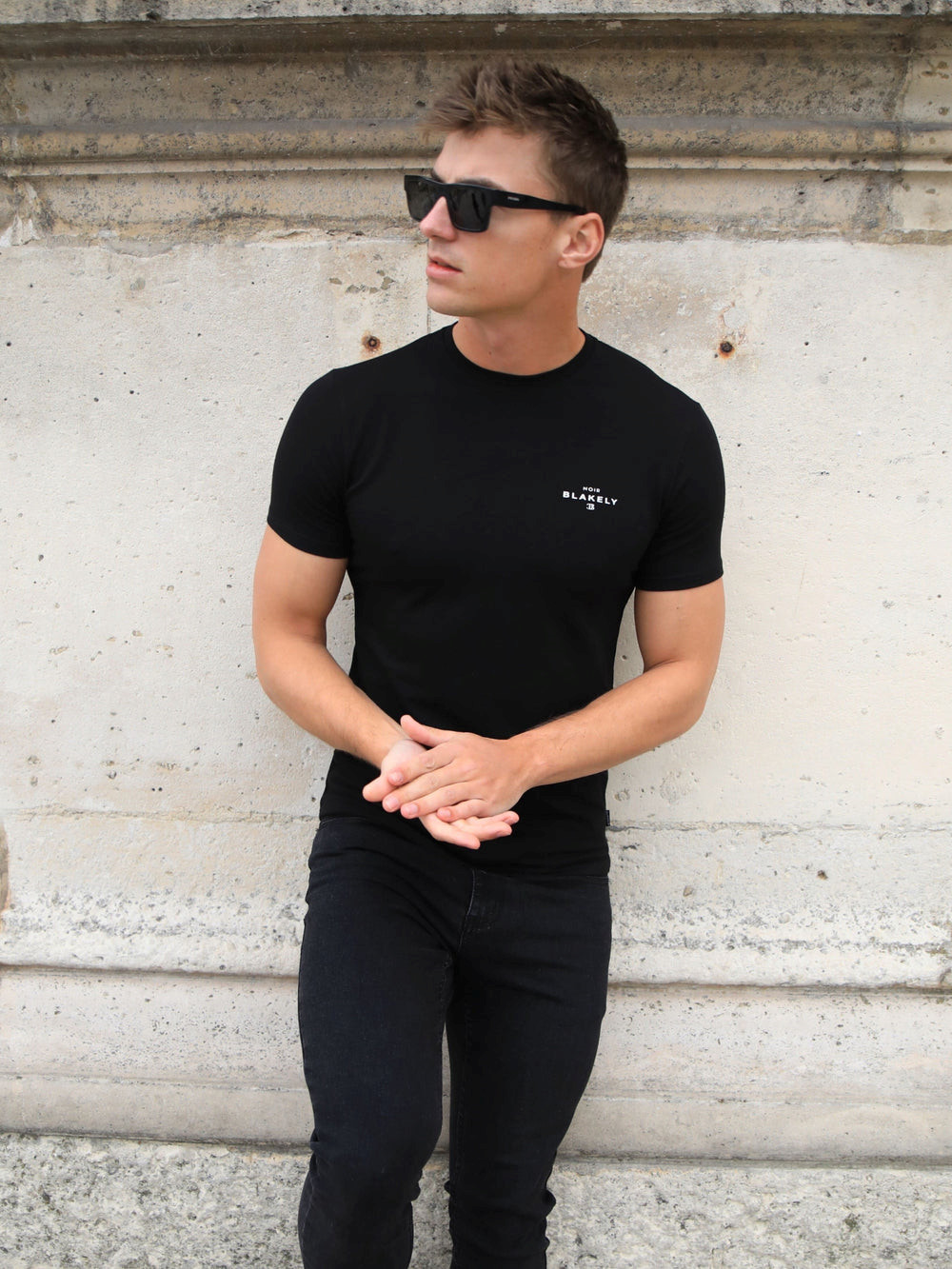Blakely Noir II Slim T-Shirt Negras | SIPYUQ053