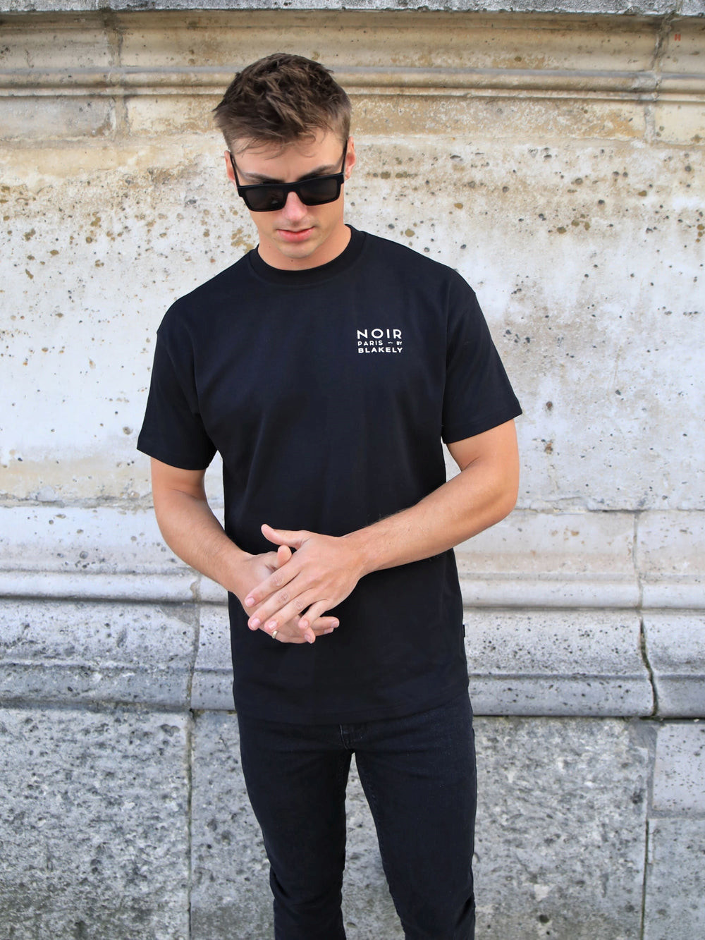 Blakely Noir Relaxed T-Shirt Negras | WQHASM139
