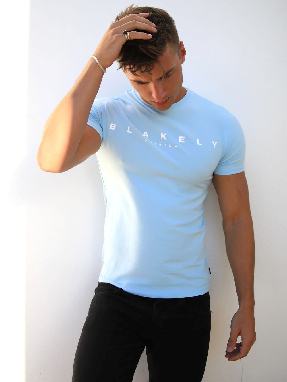Blakely Ocean T-Shirt Azules Claro | VUIATX065