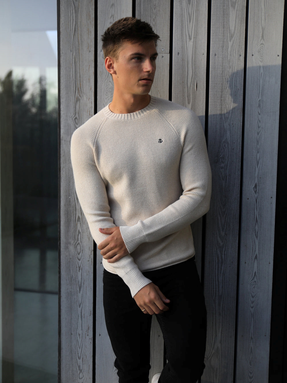 Blakely Olton Knit Jumper Beige | ZQJILU234