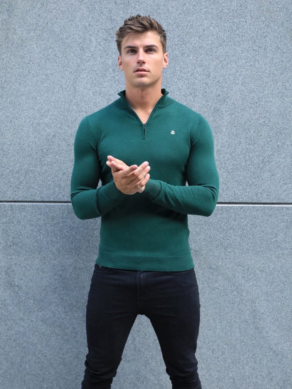 Blakely Oxbridge Jumper Verde | TJEMZB013