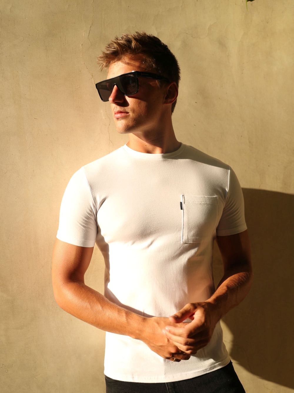 Blakely Pocket T-Shirt Blancas | FHYNBX759