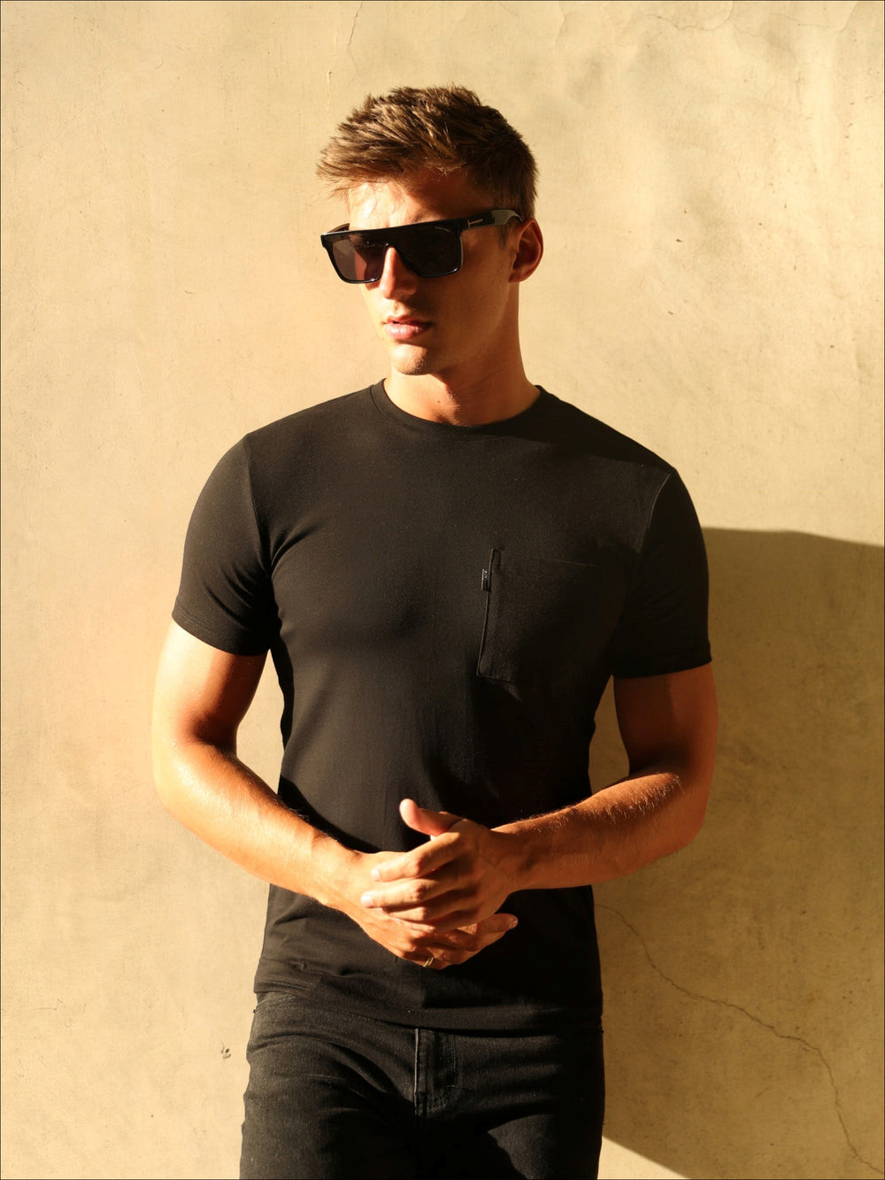 Blakely Pocket T-Shirt Negras | XYVZPL298