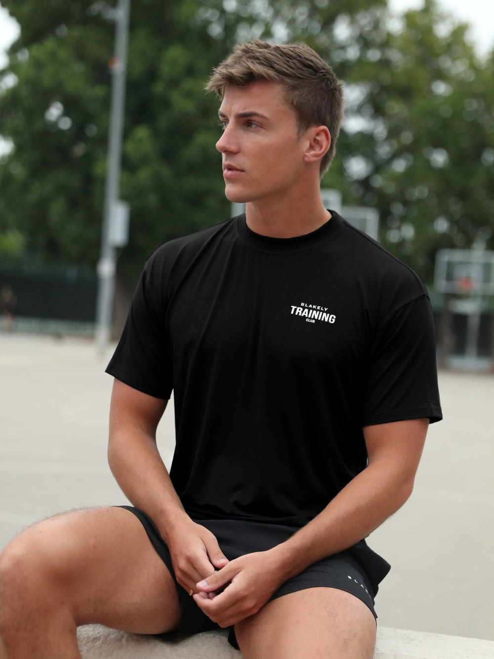 Blakely Relaxed Training T-Shirt Negras | YCXQJV721