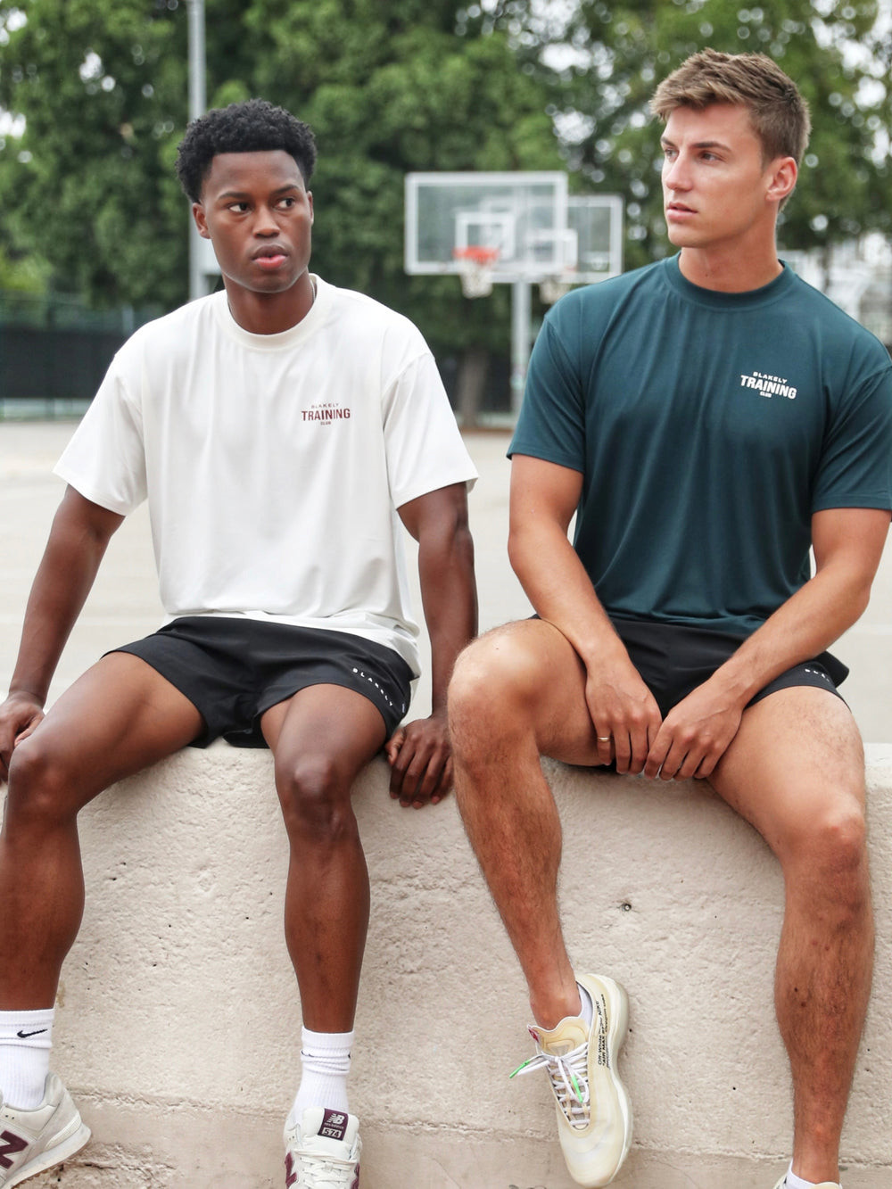 Blakely Relaxed Training T-Shirt Verde | YFXMBI293