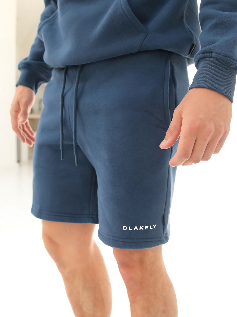 Blakely Riviera Initial Jogger Shorts Azules | SCIBEU814