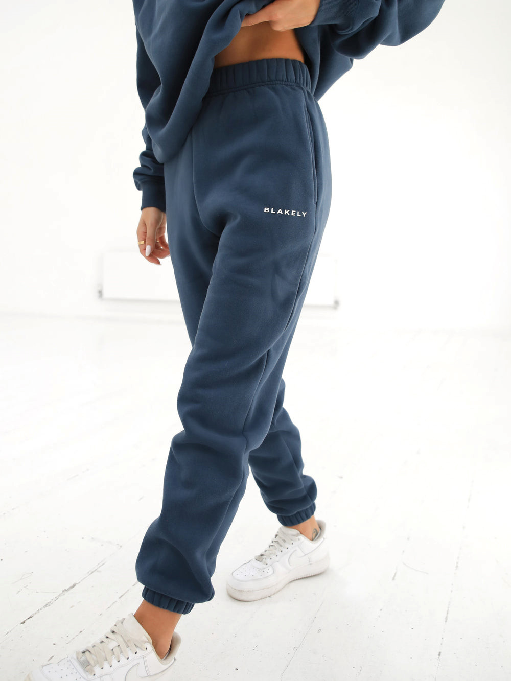 Blakely Riviera Initial Womens Sweatpants Azules | OCJXPA802