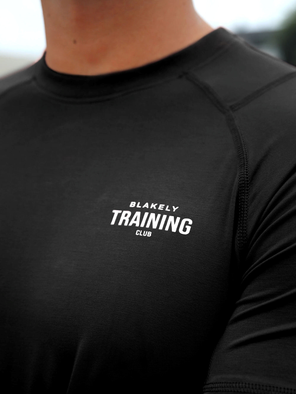 Blakely Slim Training T-Shirt Negras | NQFSMD910