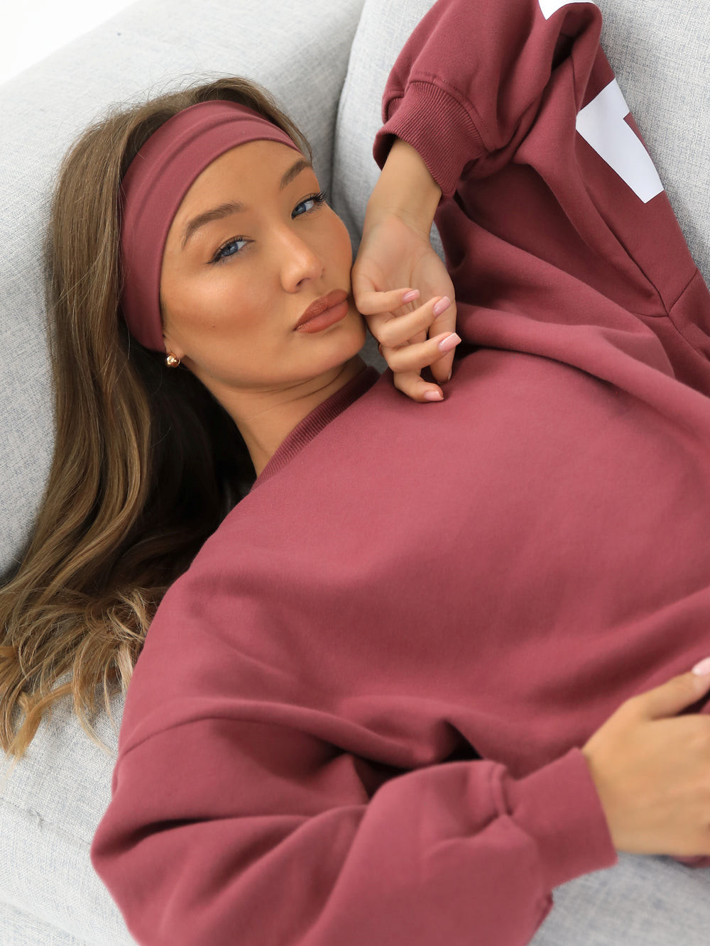Blakely Soft Headband Berry | OITLCB695
