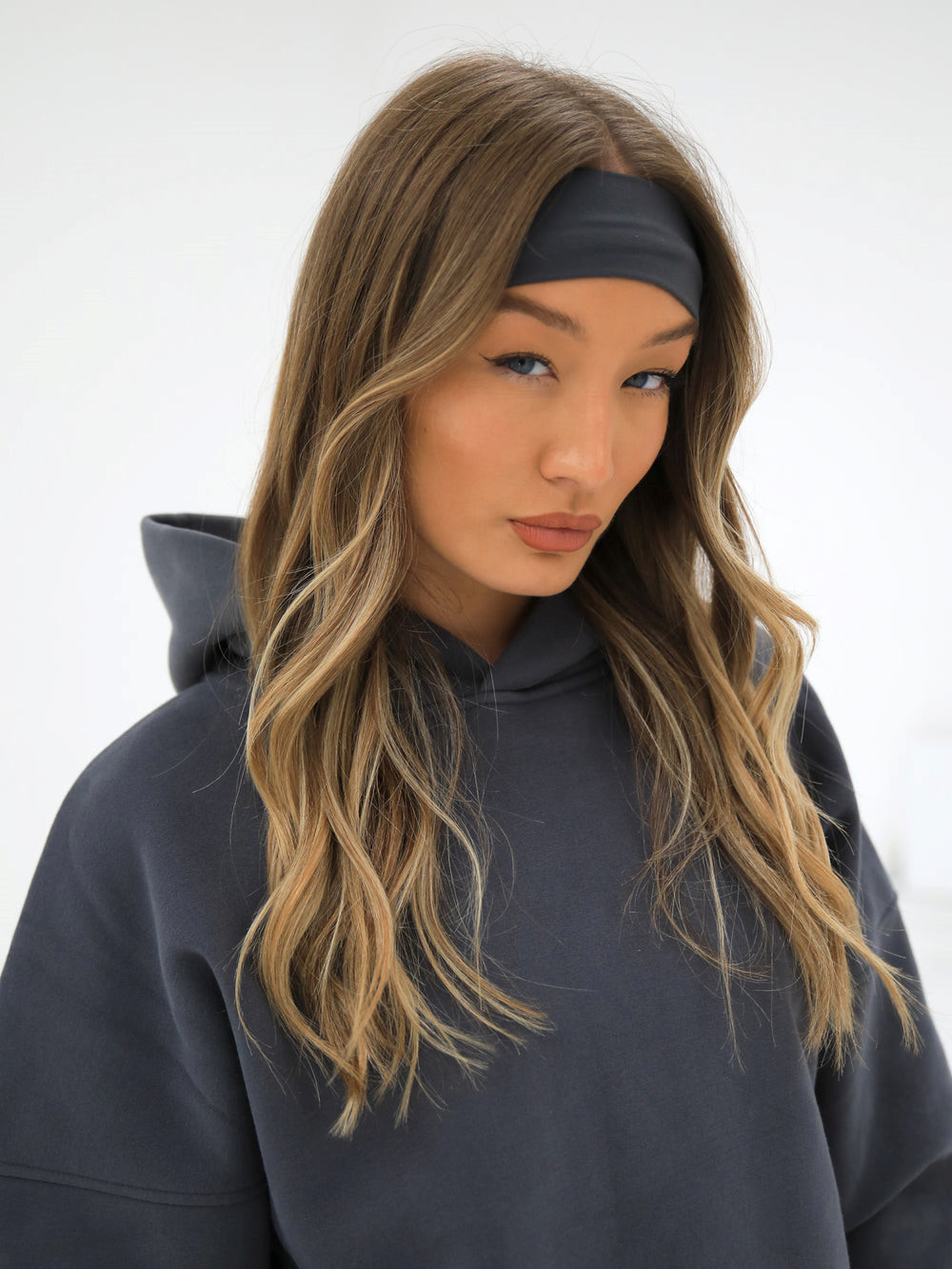 Blakely Soft Headband Charcoal | JTHIKA460