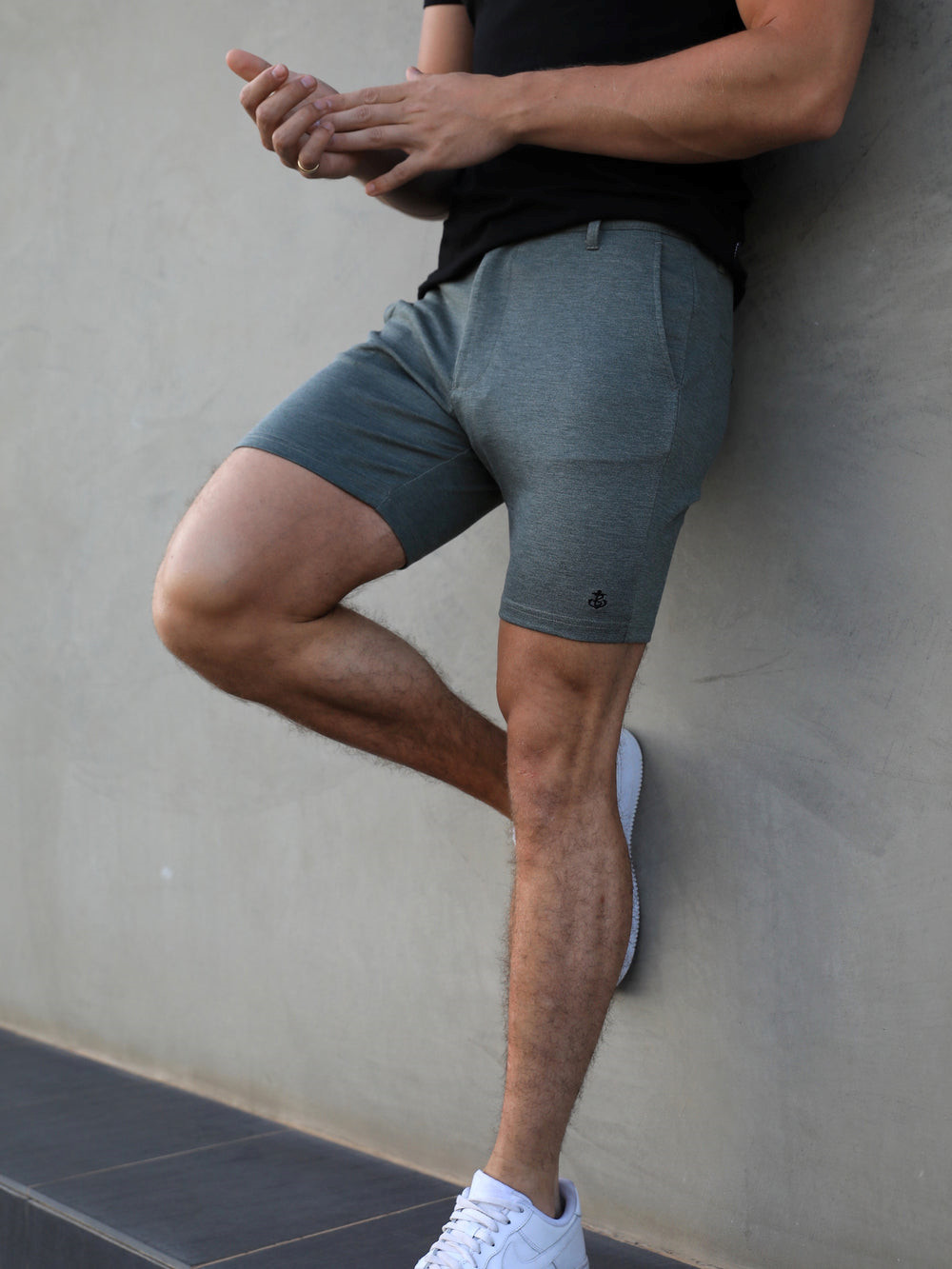 Blakely Sorrento Stretch Fit Shorts Kaki Verde | CTOMEY510